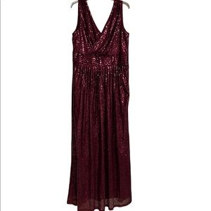 Kate Kasin Sequin formal bridesmade New Years Eve Cocktail dress